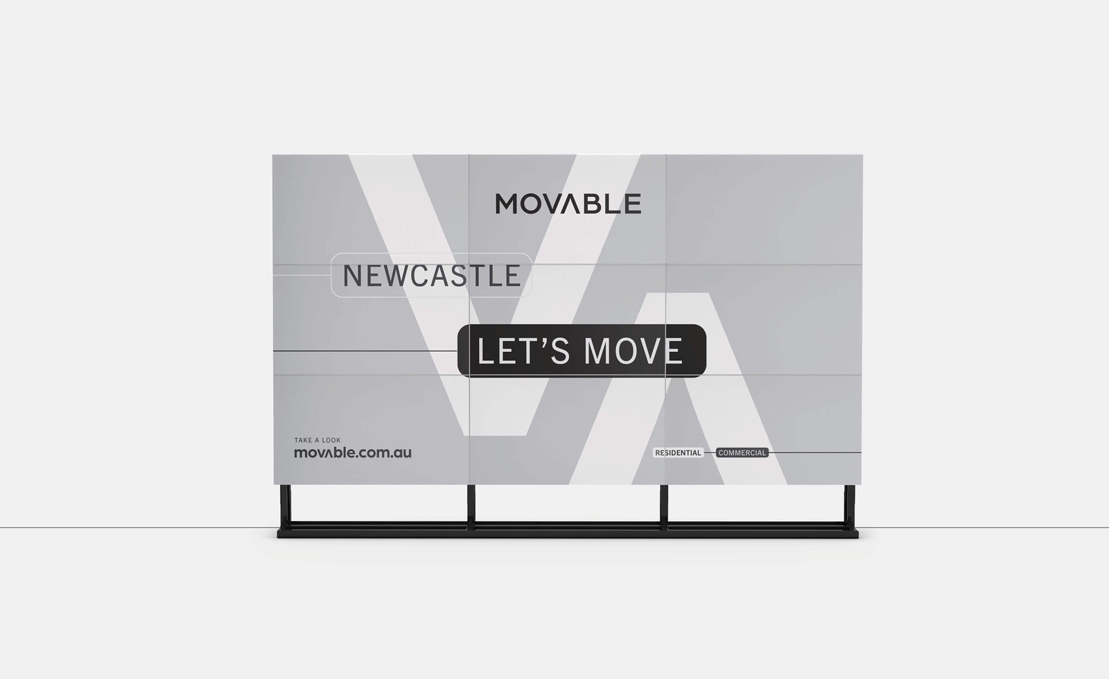 Movable - Brand and Website - Real Estate Billboard Design | Atollon - a design company