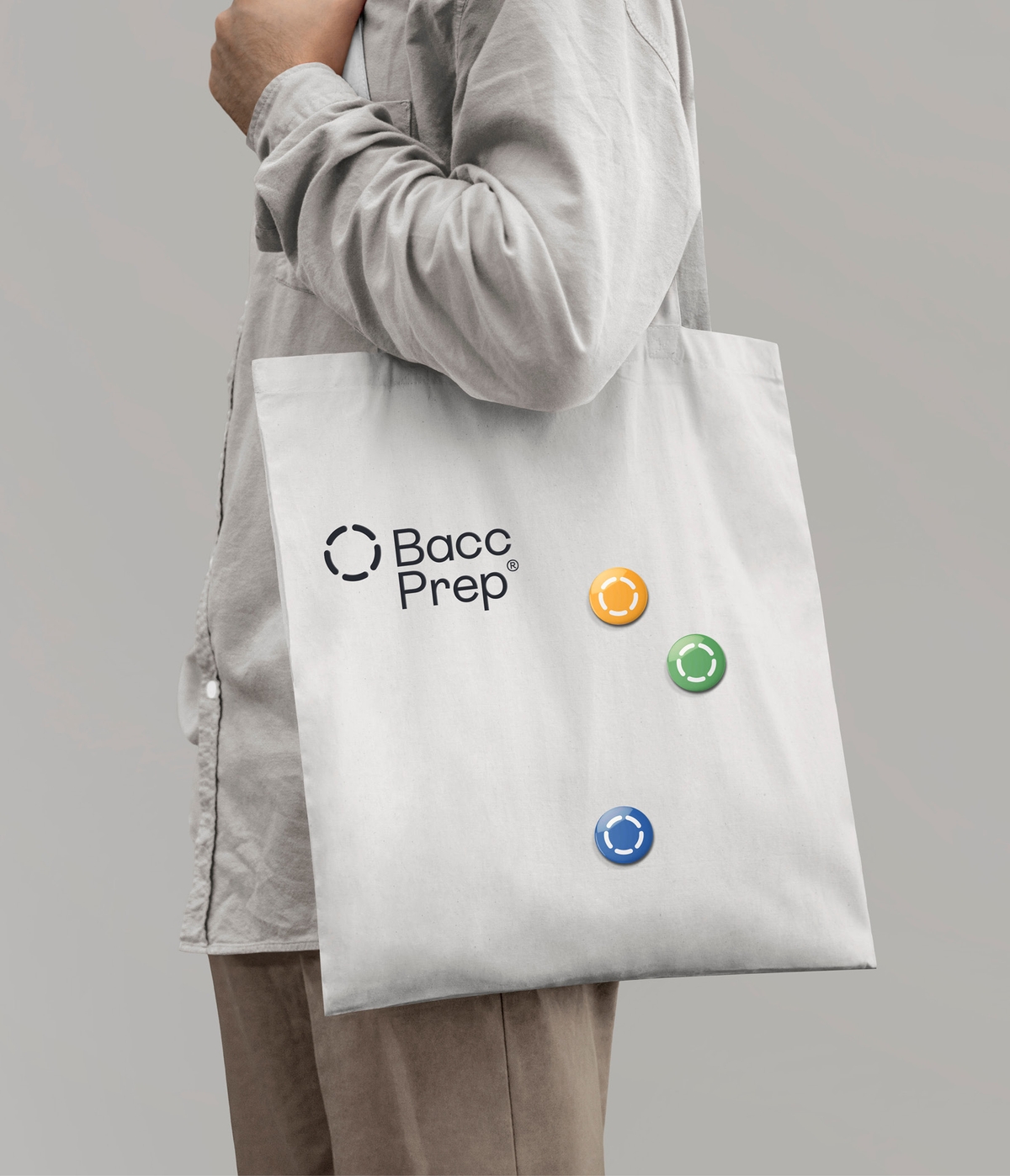 Baccprep Branding - IB Education Tote Bag Logo Badges | Atollon - a design company