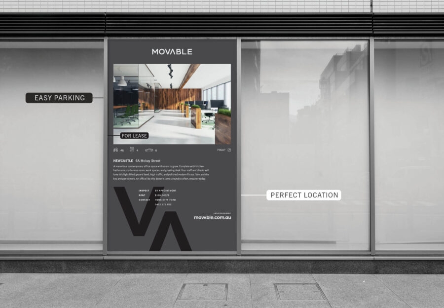 Movable - Brand and Website - Real Estate Commerical Property Board Design | Atollon - a design company