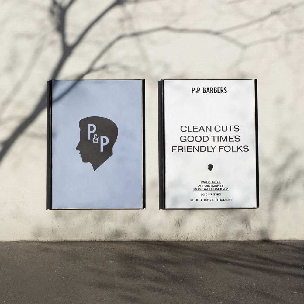 PP Barbers - Brand Masterclass Jack Papoutsidis Poster - Men's Barbering | Atollon - a design company