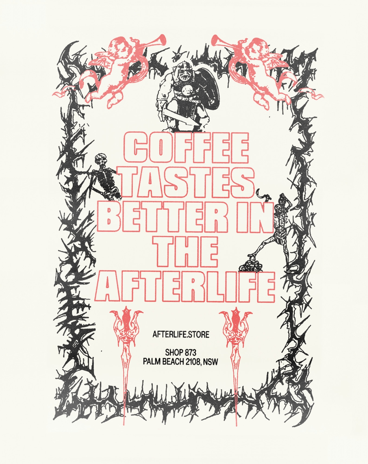 Afterlife - Design Graphic - Coffee tastes better | Atollon - a design company