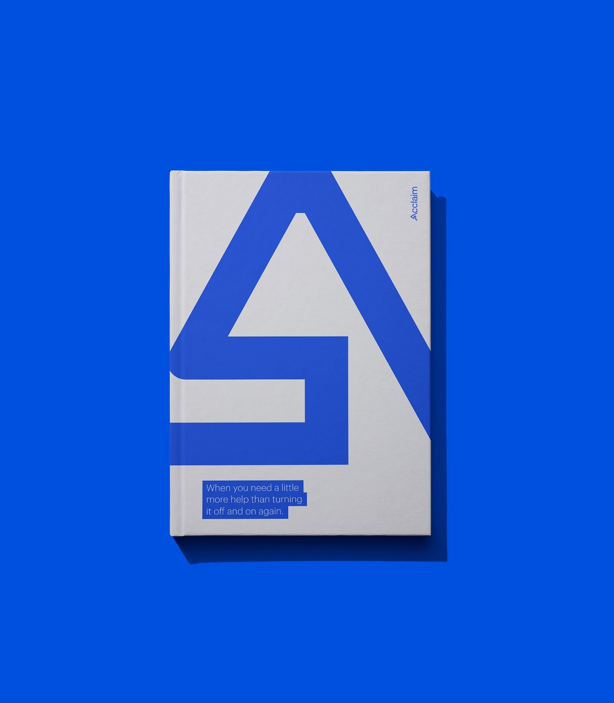AccliamIT - Brand and Website - IT Solutions Book Cover Mockup | Atollon - a design company
