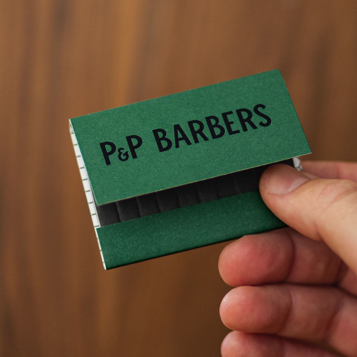 PP Barbers - Brand & Website - Branded Matches | Atollon - a design company