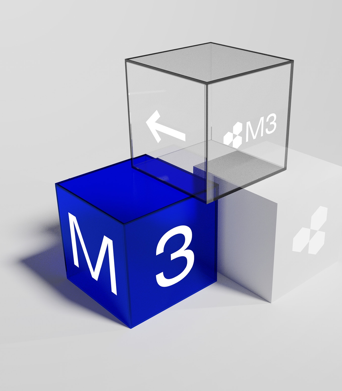 M3 Property - Brand and Website - 3d Rendered Squares Logos | Atollon - a design company