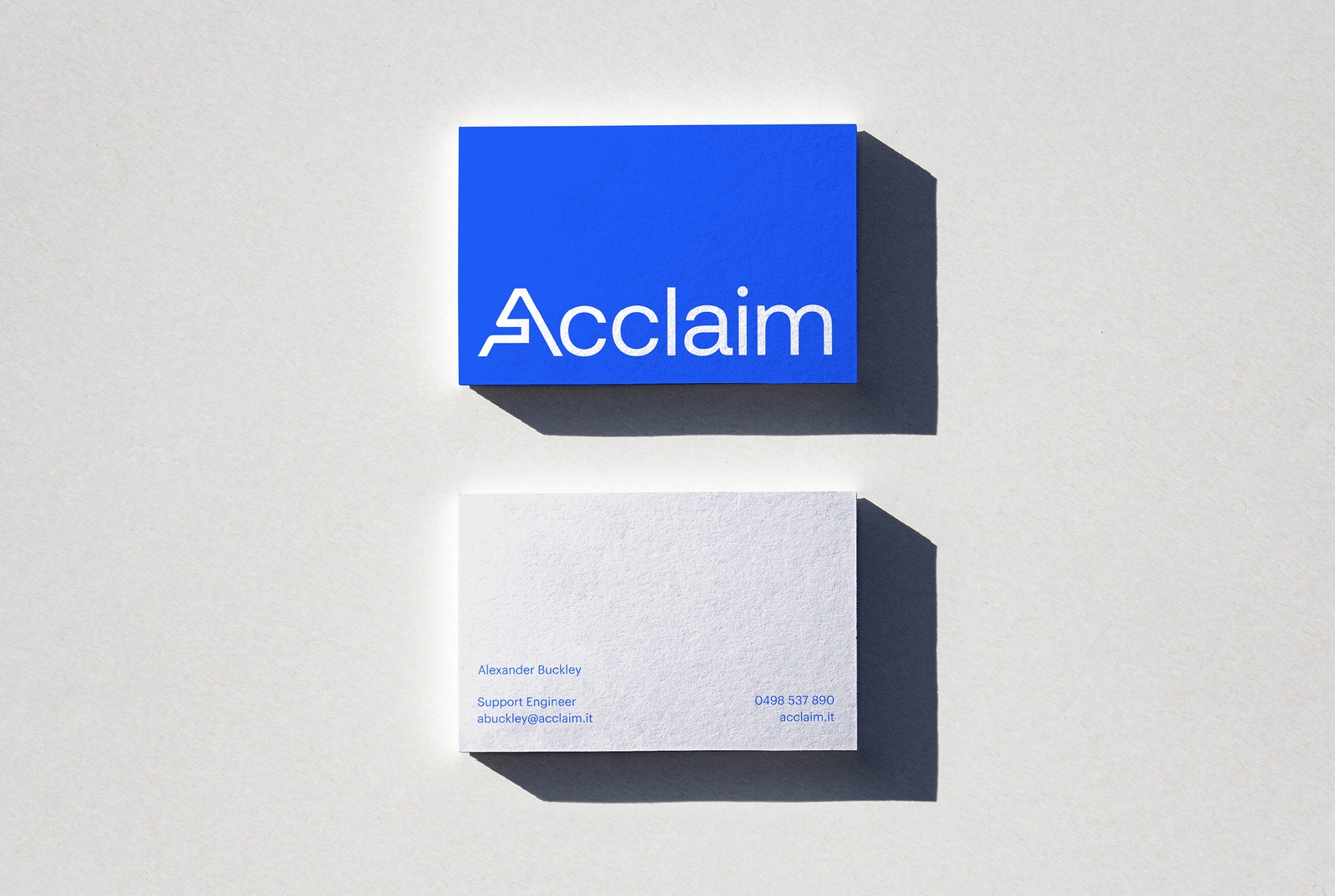 AccliamIT - Brand and Website - IT Solutions Business Card Mockup | Atollon - a design company