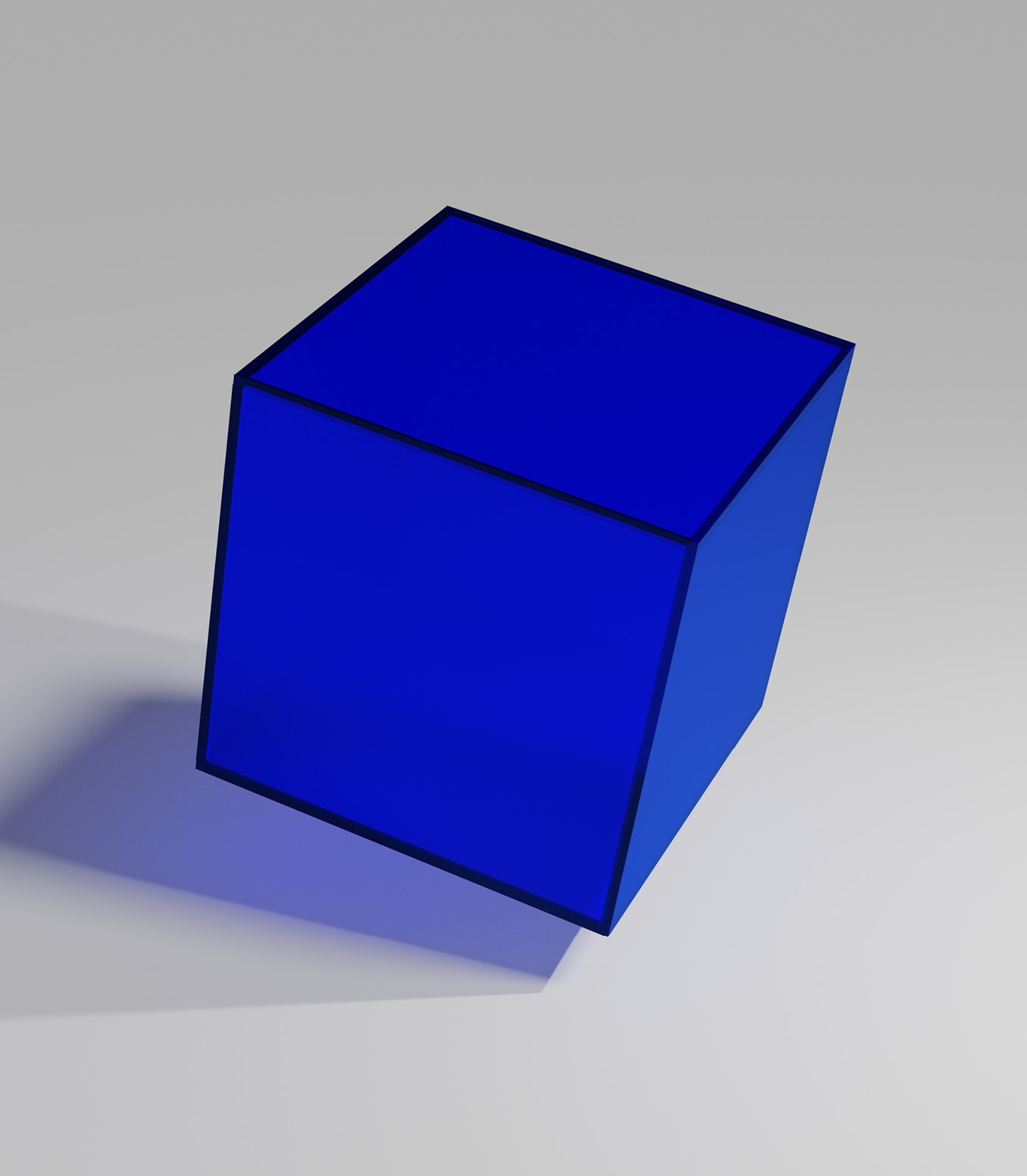 M3 Property 3D cube graphic in blue and white