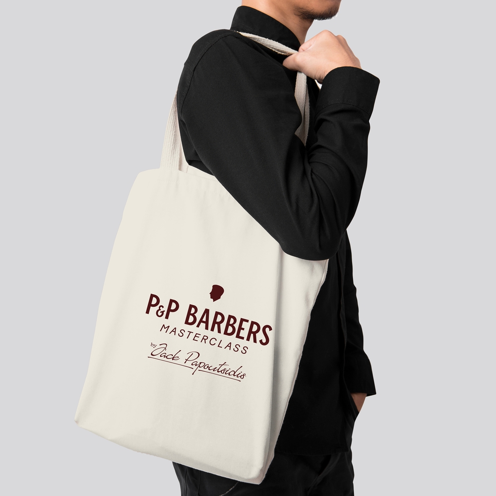 PP Barbers - Brand Masterclass Jack Papoutsidis Totebag - Men's Barbering | Atollon - a design company